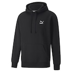 Blusão de Moletom com Capuz Puma Classics Fleece - Masculino PRETO