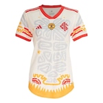 Camisa do Internacional Consciência Negra adidas - Feminina BRANCO