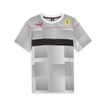 Camiseta Puma Scuderia Ferrari Race Camo Sds - Masculina PRETO