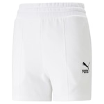 Shorts Puma Classics Pintuck - Feminino BRANCO