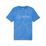 Camiseta Puma Mercedes-Amg Petronas Statement Motorsport - Masculina branco/rosa