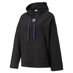 Blusão de Moletom com Capuz Puma Dare To Oversized Terry - Feminino PRETO