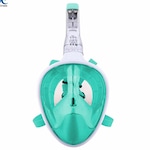 Máscara de Mergulho Gold Sports Full Face com Snorkel Vd - Adulto VERDE