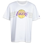 Camiseta New Era Plus Size Nba Los Angeles Lakers - Masculina Off White