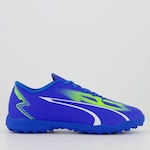 Chuteira Society Puma Ultra Play Tt Bdp - Infantil AZUL