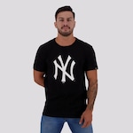 Camiseta New Era Mlb New York Yankees Essentials Duo - Masculina PRETO