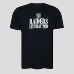 Camiseta New Era NFL Las Vegas Raiders Classic - Masculina PRETO