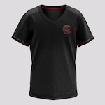 Camiseta Psg Braziline Polygon - Infantil PRETO