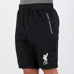 Bermuda do Moletom SPR Liverpool Liverbird - Masculina PRETO