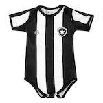 Body Bebê do Botafogo Torcida Baby com Prot Uv 033Xsm - Infantil PRETO/BRANCO