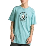 Camiseta Volcom Crisp Stone - Masculina AZUL