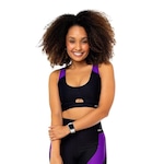 Top Fitness Esportivo Hoopfit Liz - Feminino PRETO/ROXO