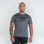 Camiseta Umbro Essential Diamond - Masculina CINZA ESCURO