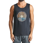 Camiseta Regata Hurley Silk Multi Circle - Masculina PRETO