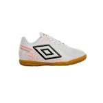 Chuteira Futsal Umbro Techno - Adulto BRANCO/LARANJA