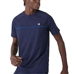 Camiseta Fila Slim Fit II - Masculina - - Fila AZUL ESCURO