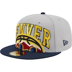 Boné Aba Reta New Era 59Fifty Fitted Denver Nuggets Nba Tip-Off 2023 - Fechado - Adulto CINZA