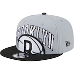 Boné Aba Reta New Era 9Fifty Brooklyn Nets Nba Tip-Off 2023 - Snapback - Adulto CINZA