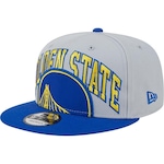 Boné Aba Reta New Era 9Fifty Golden State Warriors Nba Tip-Off 2023 - Snapback - Adulto CINZA