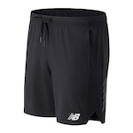 Bermuda New Balance Tenacity Logo 7 - Masculina PRETO