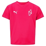 Camiseta Puma Neymar Jr Teamliga - Masculina ROSA/BRANCO