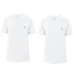 Kit Camisetas Rip Curl & - Masculina - 2 Unidades BRANCO