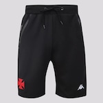 Bermuda Vasco Skuba Kappa - Masculina PRETO