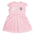 Vestido Vasco Torcida Baby Canelado 274Cr - Infantil ROSA