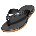 Chinelo Oakley Crowd Gum - Masculino PRETO