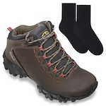 Bota Adventure Bull Terrier Ranger + Par de Meia - Masculina MARROM ESCURO