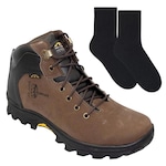 Bota Adventure Bull Terrier Valmet + Par de Meia - Masculina MARROM