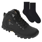 Bota Adventure Bull Terrier Valmet + Par de Meia - Masculina PRETO