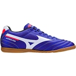 Chuteira Futsal Mizuno Morelia Club IC - Adulto AZUL ESC/BRANCO