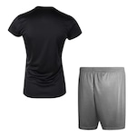 Kit Penalty X: Camiseta + Calção - Feminino PRETO/CINZA