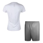 Kit Penalty X: Camiseta + Calção - Feminino BRANCO/CINZA