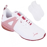 Kit Tênis Puma Haste Sl + Par de Meia - Feminino BRANCO/ROSA