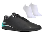 Tênis Puma Mercedes F1 + 1 Par de Meias - Masculino PRETO