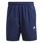 Shorts adidas Essentials Woven - Masculino AZUL ESC/BRANCO