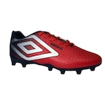 Chuteira Campo Umbro Warskin - Infantil VERMELHO/AZUL