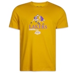 Camiseta New Era NBA Los Angeles Lakers Freestyle - Masculina AMARELO