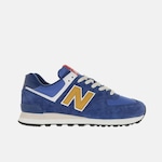 Tênis New Balance 574 - Adulto Azul/Amarelo