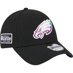 Boné New Era 9Forty NFL Crucial Catch 2023 Philadelphia Eagles - Snapback - Masculino PRETO