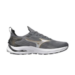 Tênis Mizuno Wave Mirai 5 + 3 Pares Meia Mizuno - Masculino CINZA