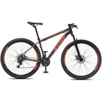 Bicicleta Aro 29 Krw Alumínio Tz Freio A Disco - Shimano - 21 Marchas PRETO/LARANJA