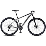 Bicicleta Aro 29 Krw Alumínio Tz Freio A Disco - Shimano - 21 Marchas CINZA/PRETO