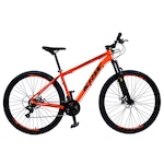 Bicicleta Aro 29 Krw Alumínio Tz Freio A Disco - Shimano - 21 Marchas LARANJA/PRETO