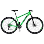 Bicicleta Aro 29 Krw Alumínio Tz Freio A Disco - Shimano - 21 Marchas VERDE/PRETO