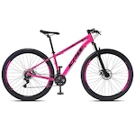 Bicicleta Aro 29 Krw Alumínio Tz Freio A Disco - Shimano - 21 Marchas ROSA/PRETO