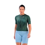 Camisa Ciclismo Furbo Donna Ragazza Panther - Feminina VERDE