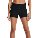 Shorts Under Armour Treino Mid Rise - Feminino PRETO